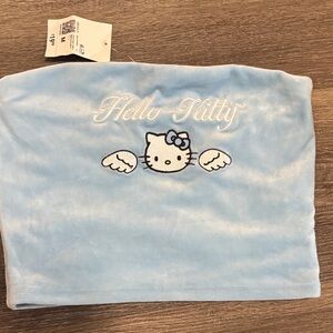 Forever 21 Light Blue Hello Kitty Tube Top
